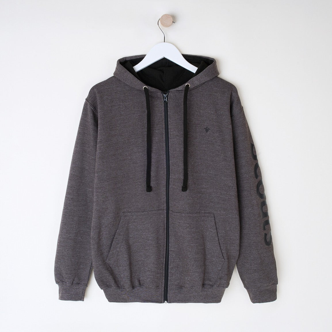 Fleur de Lis Brights Zip Through Hoodie