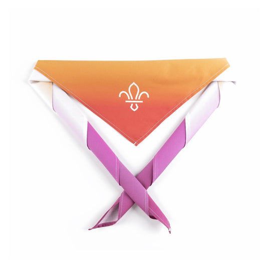 Scouts Pride Ombre Scarf/Necker - Lesbian