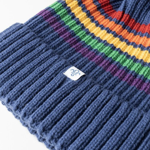 Scouts Pride Rainbow Bobble Hat