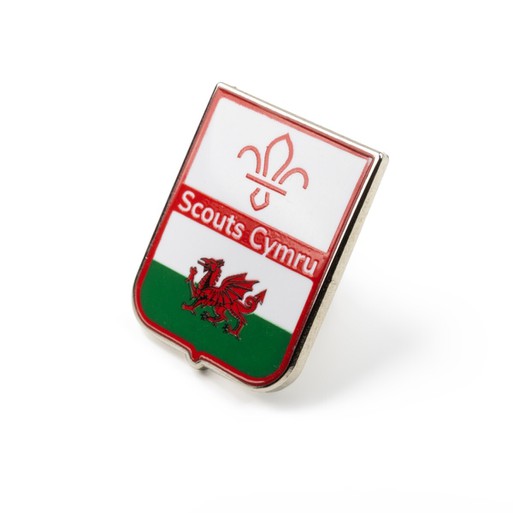 CYMRU Fleur de Lis Scouts Pin Badge