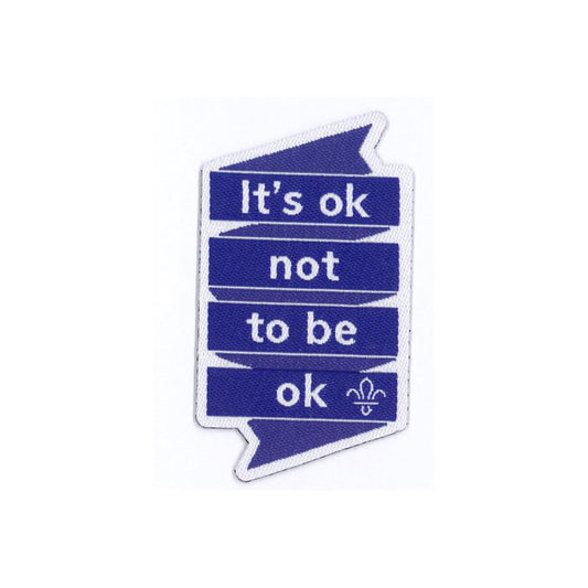 It's OK not to be OK Blanket Badge