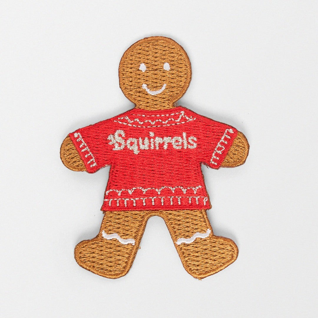 Squirrels Gingerbread Blanket Badge