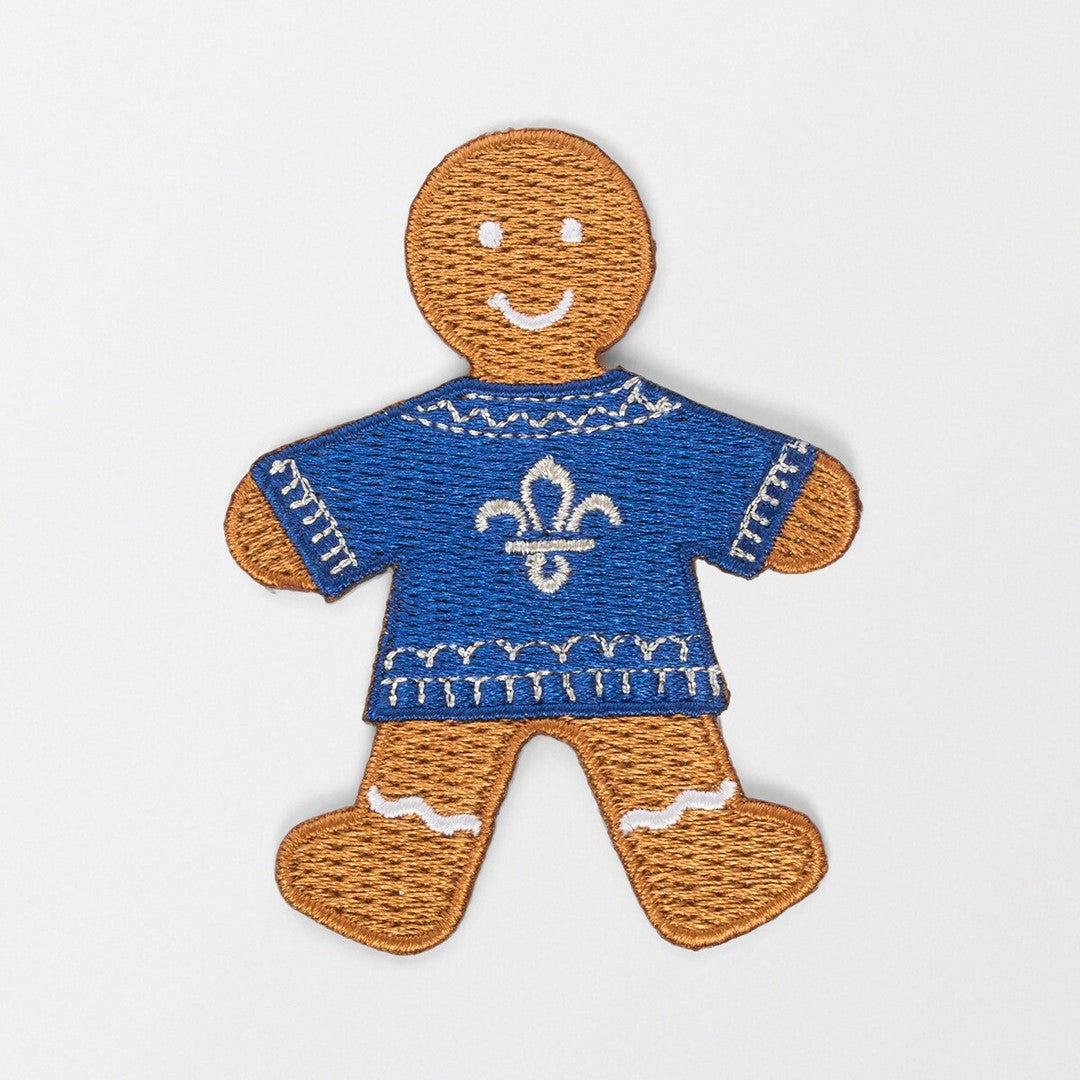 Fleur de Lis Gingerbread Blanket Badge