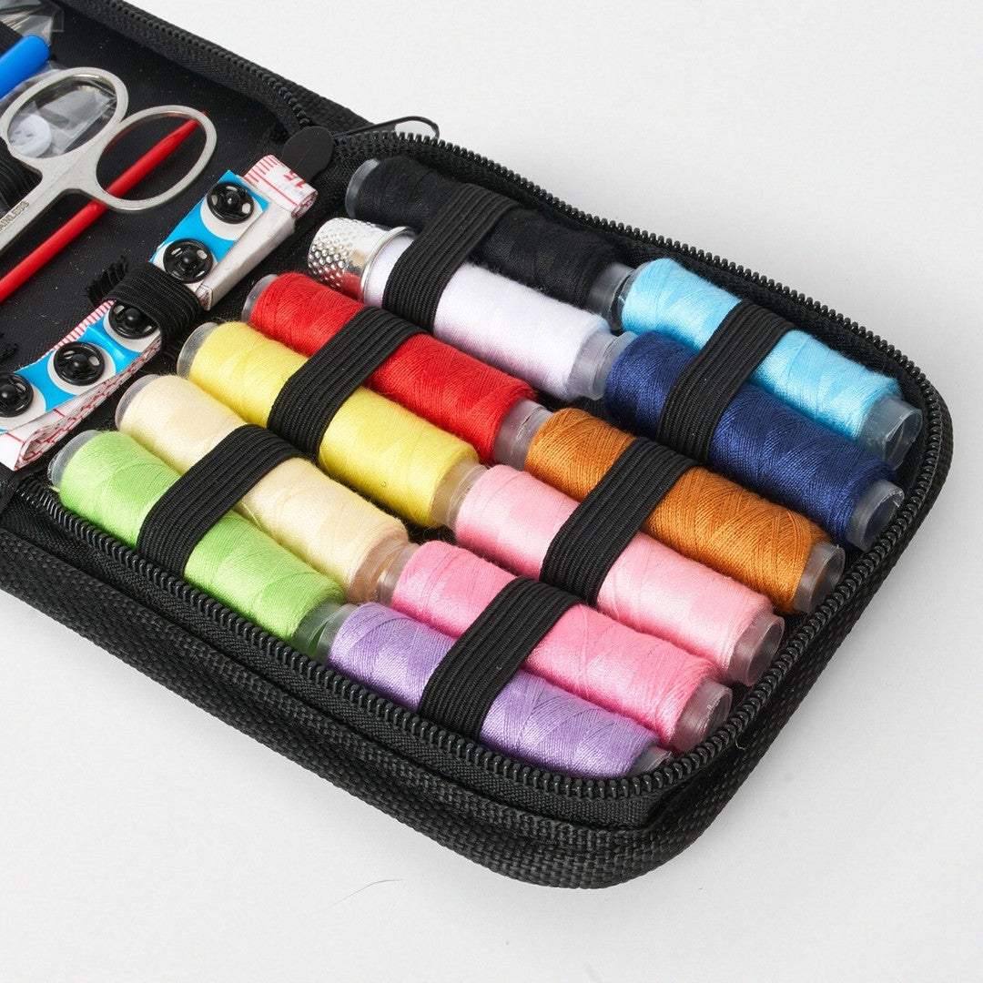Fleur de Lis Travel Sewing Kit