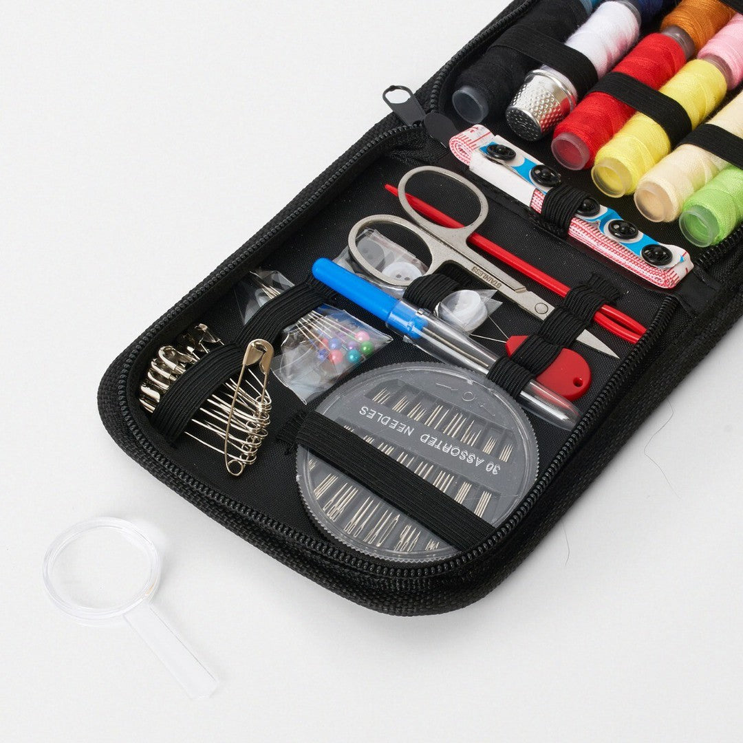 Fleur de Lis Travel Sewing Kit