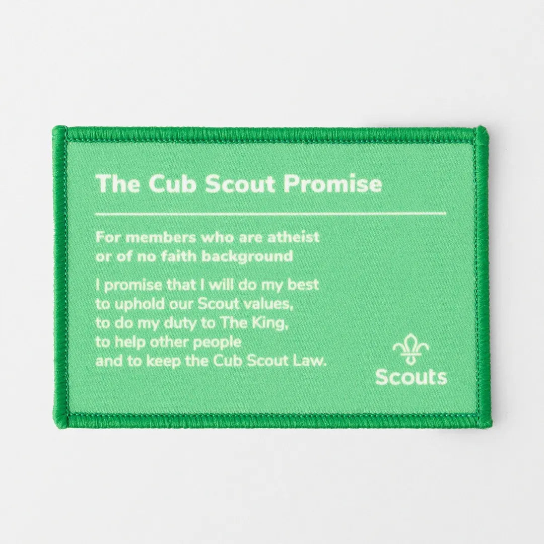 Cub Promise Blanket Badge - atheist or those of no faith