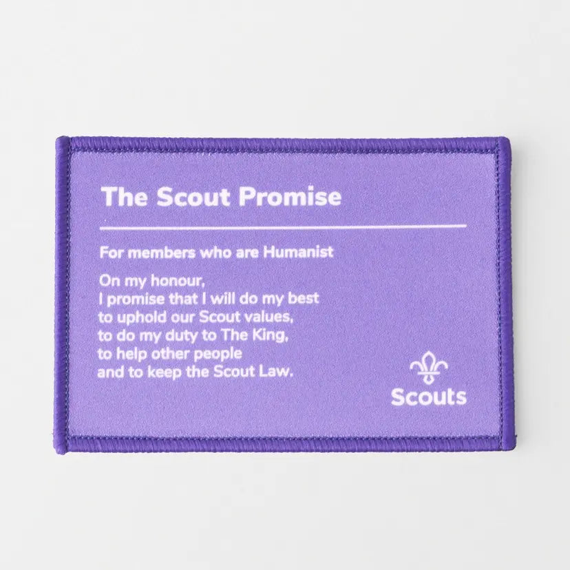 Scout Promise Blanket Badge - Humanist