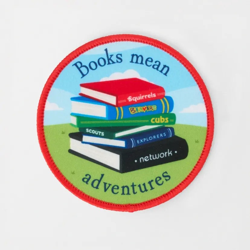Books Mean Adventures Blanket Badge