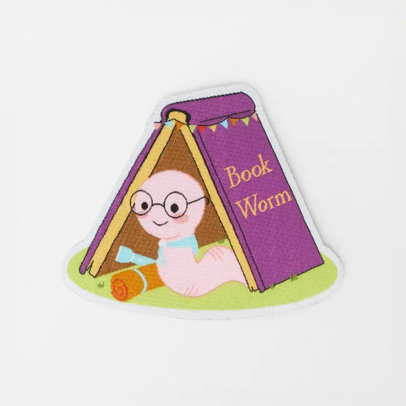 Book Worm Blanket Badge