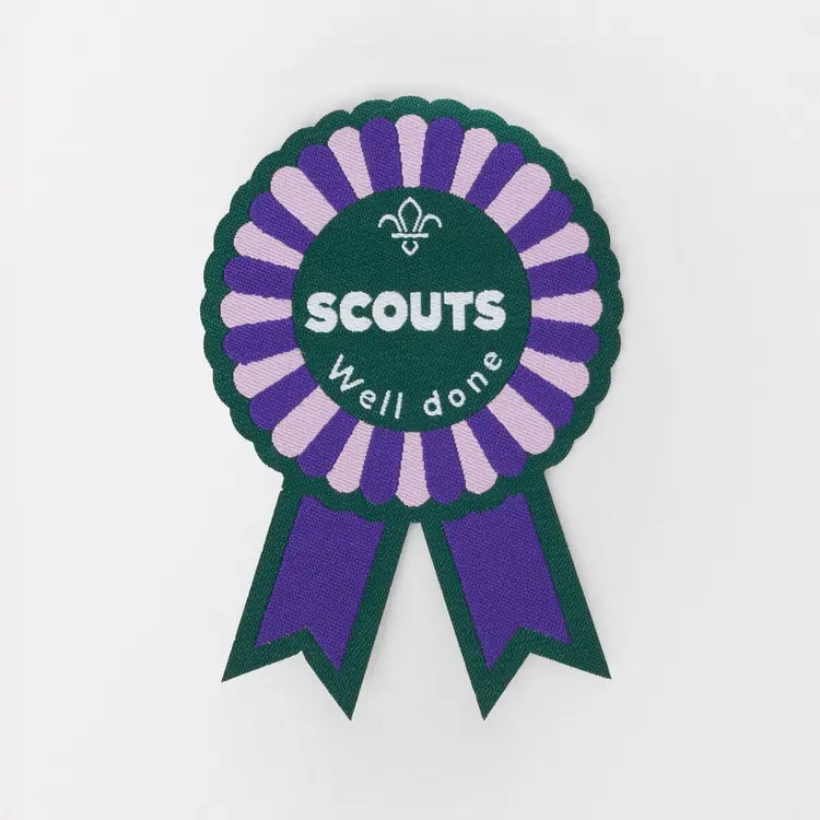 Scouts Well Done Blanket Badge