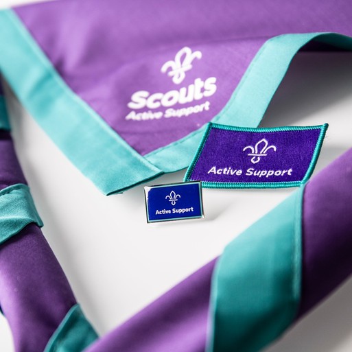 Scouts Active Support Printed Adult Scarf / Necker