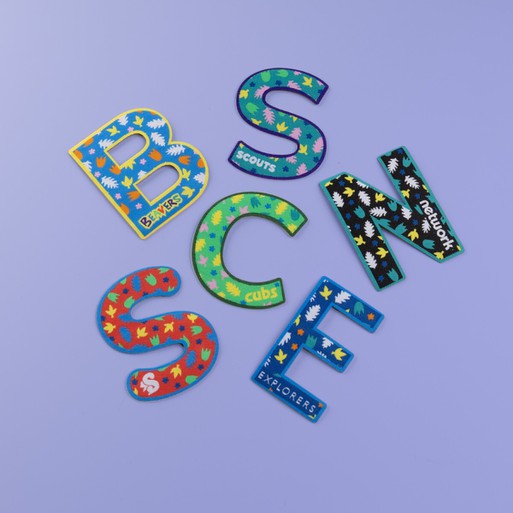 Squirrel Scouts-Letter S for Squirrels Blanket Badge