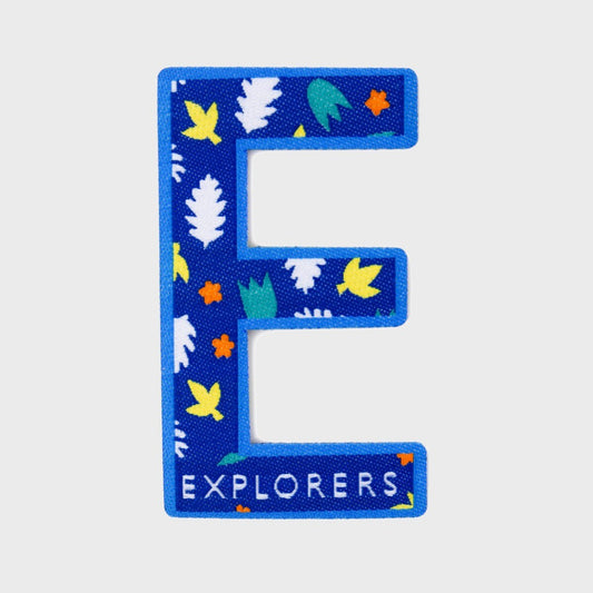 Explorer Scouts-Letter E for Explorers Blanket Badge