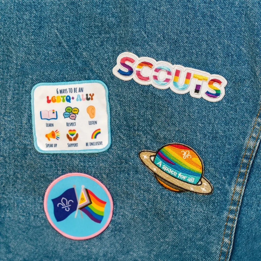 Scout Pride 'A Space for all' Blanket Badge