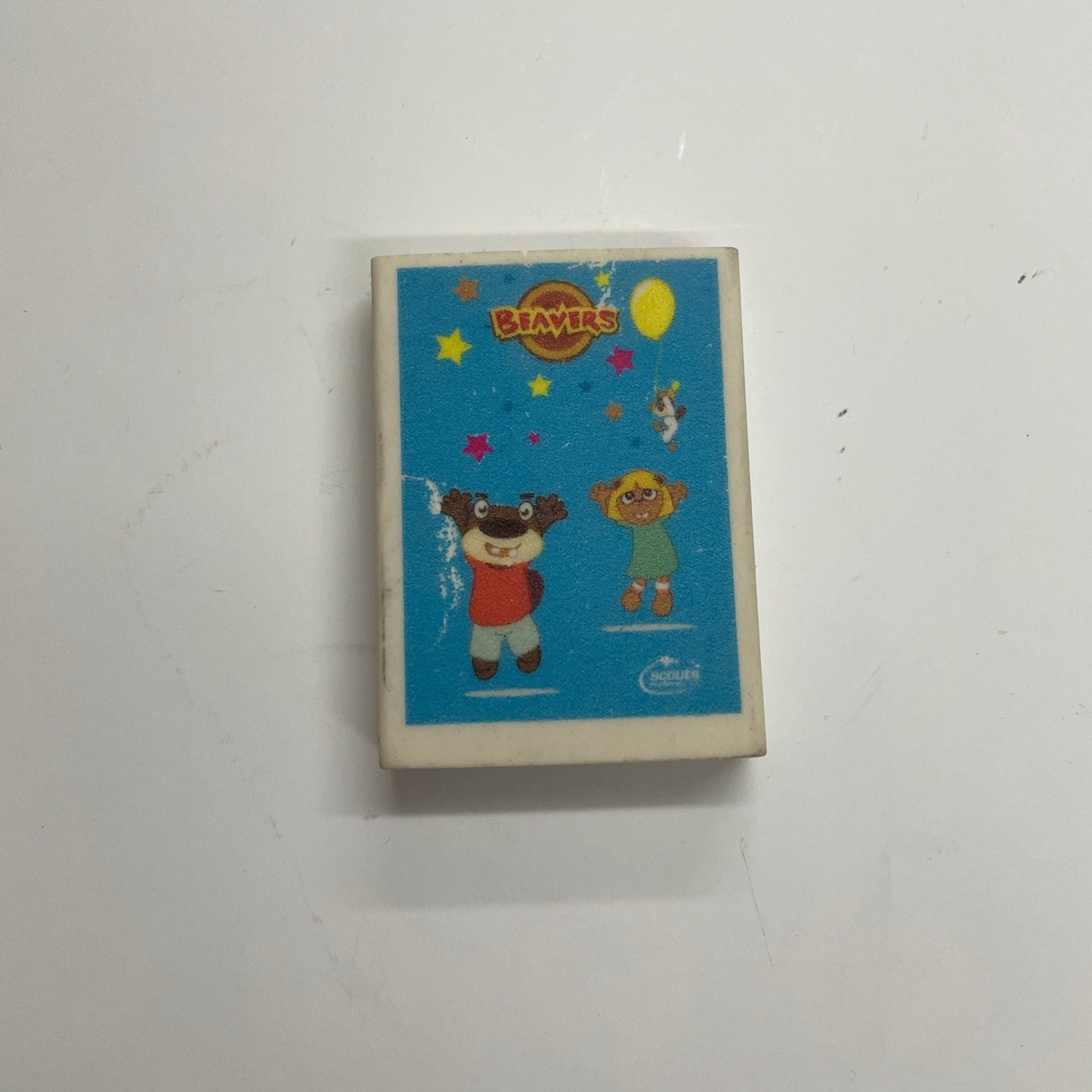 Beaver Eraser Logo Print