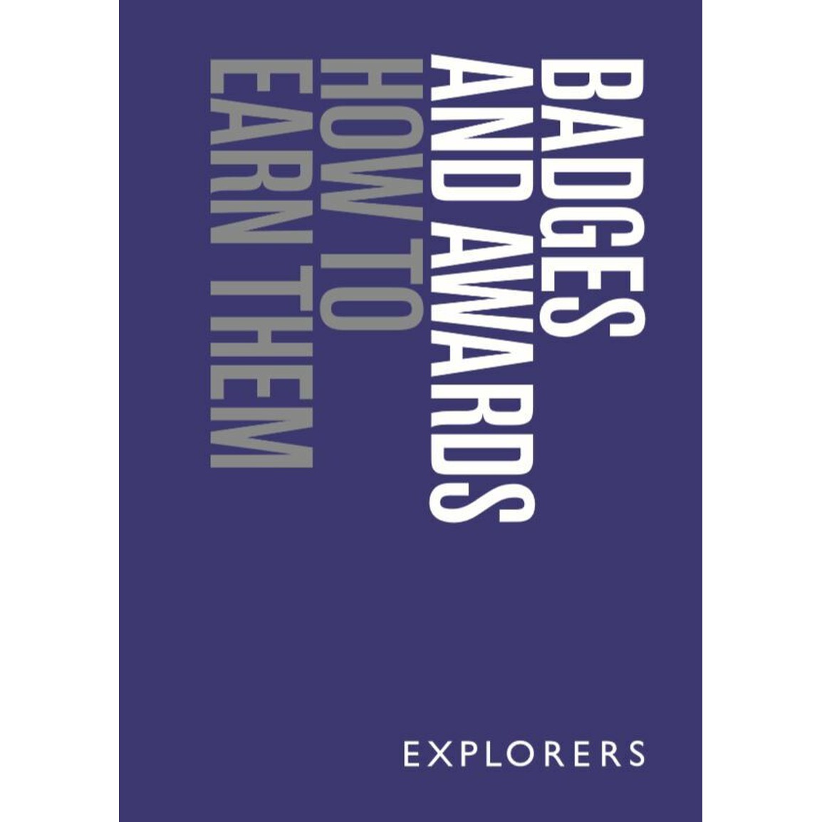 Explorers Badges and Awards Book