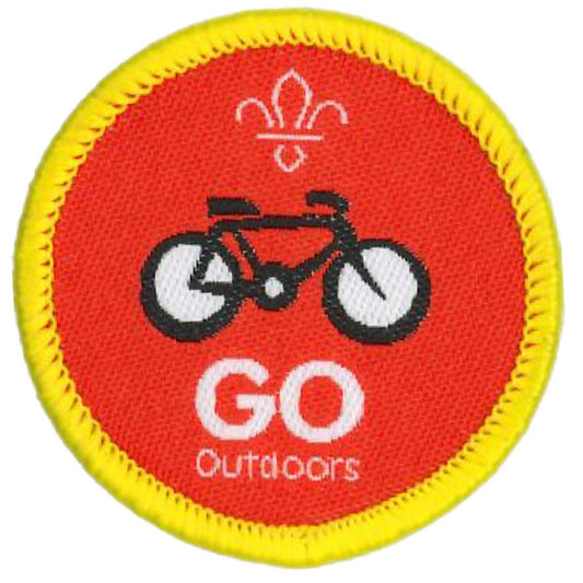Cubs Cyclist Activity Badge Go Outdoors