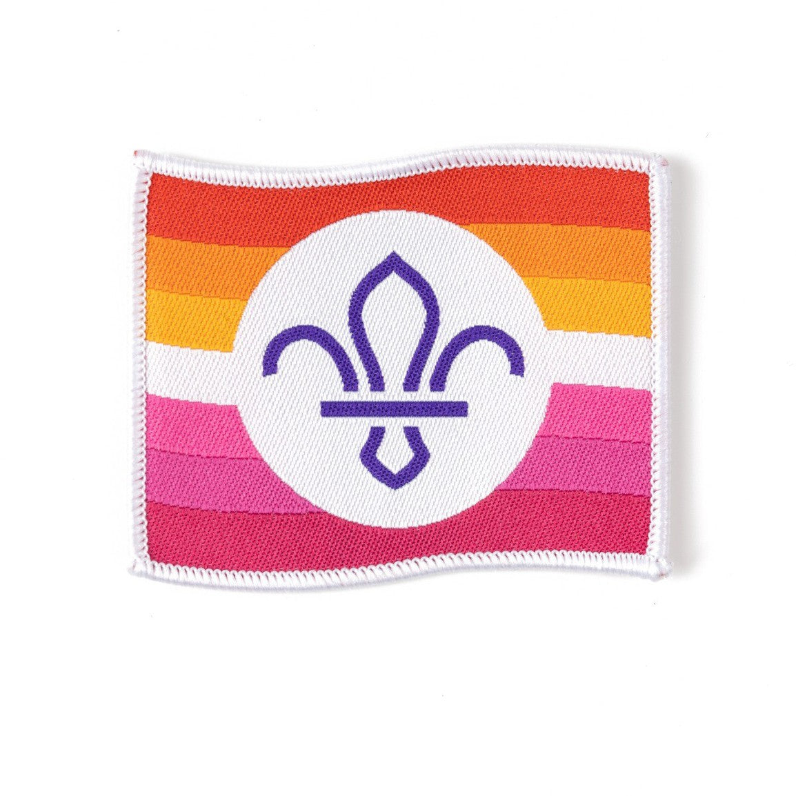 Scout Pride Lesbian Woven Blanket Badge