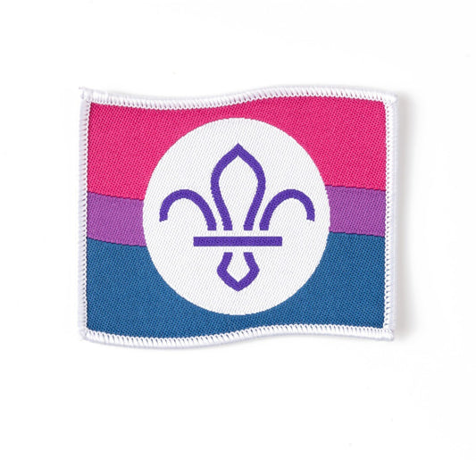 Scout Pride Bisexual Woven Blanket Badge