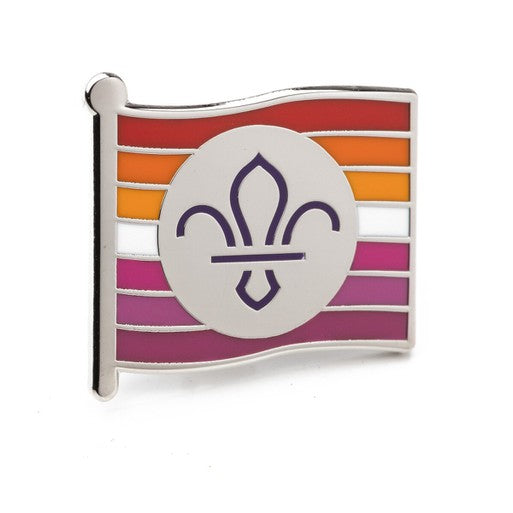 Scout Pride Lesbian Pin Badge