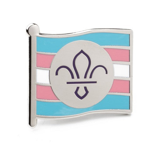 Scouts Pride Trans Pin Badge