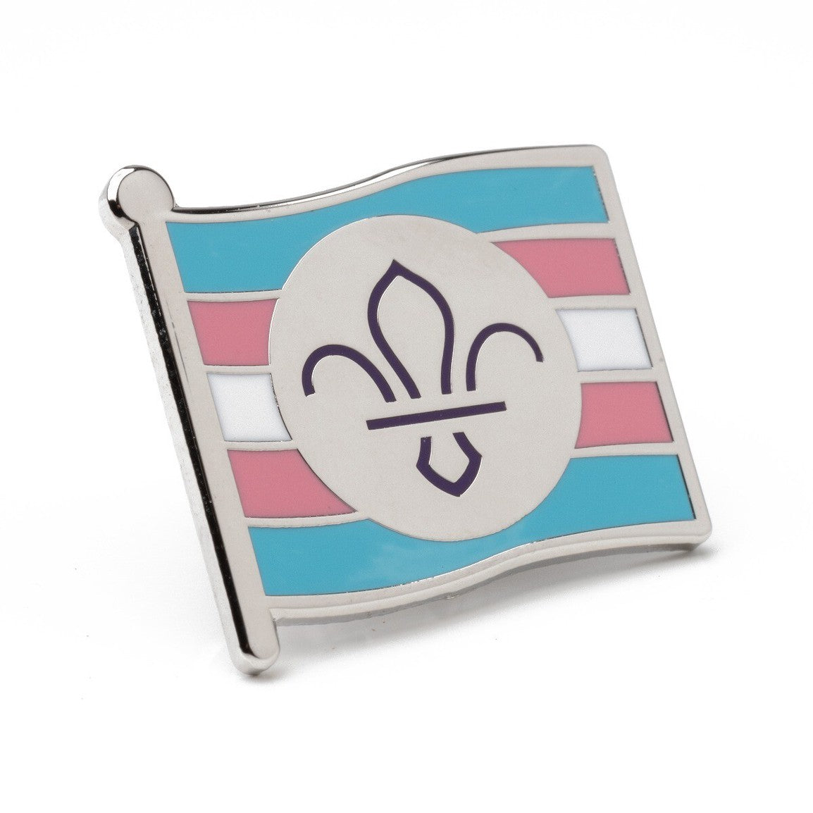 Scouts Pride Trans Pin Badge