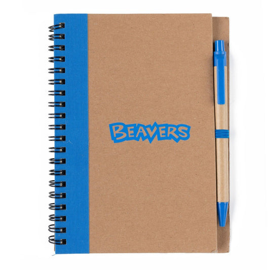 Beaver Scout Eco notebook with pen
