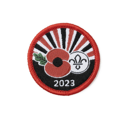 Poppy & Scouting Uniform Badge 2023