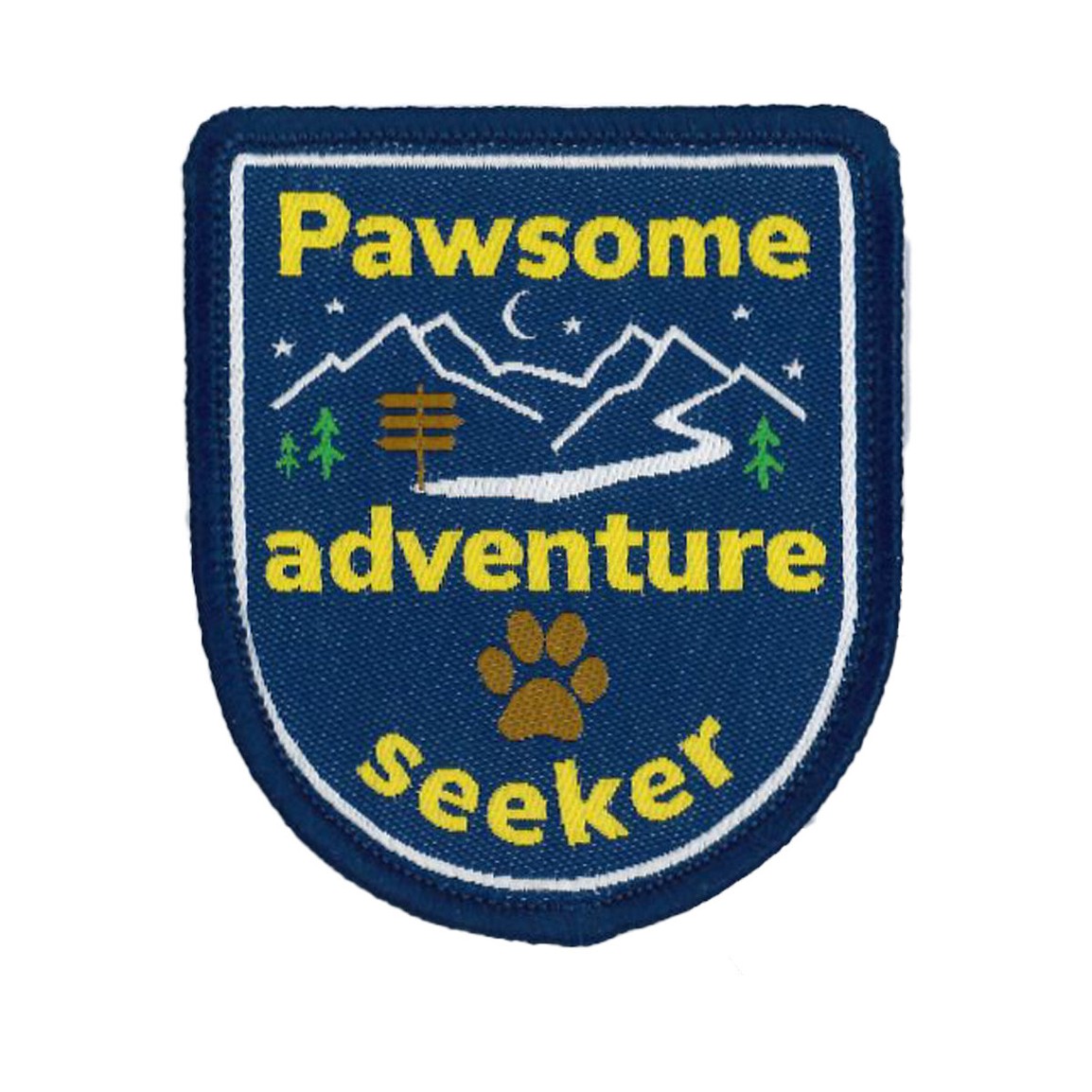 Pawsome Adventure Seeker Pet Badge