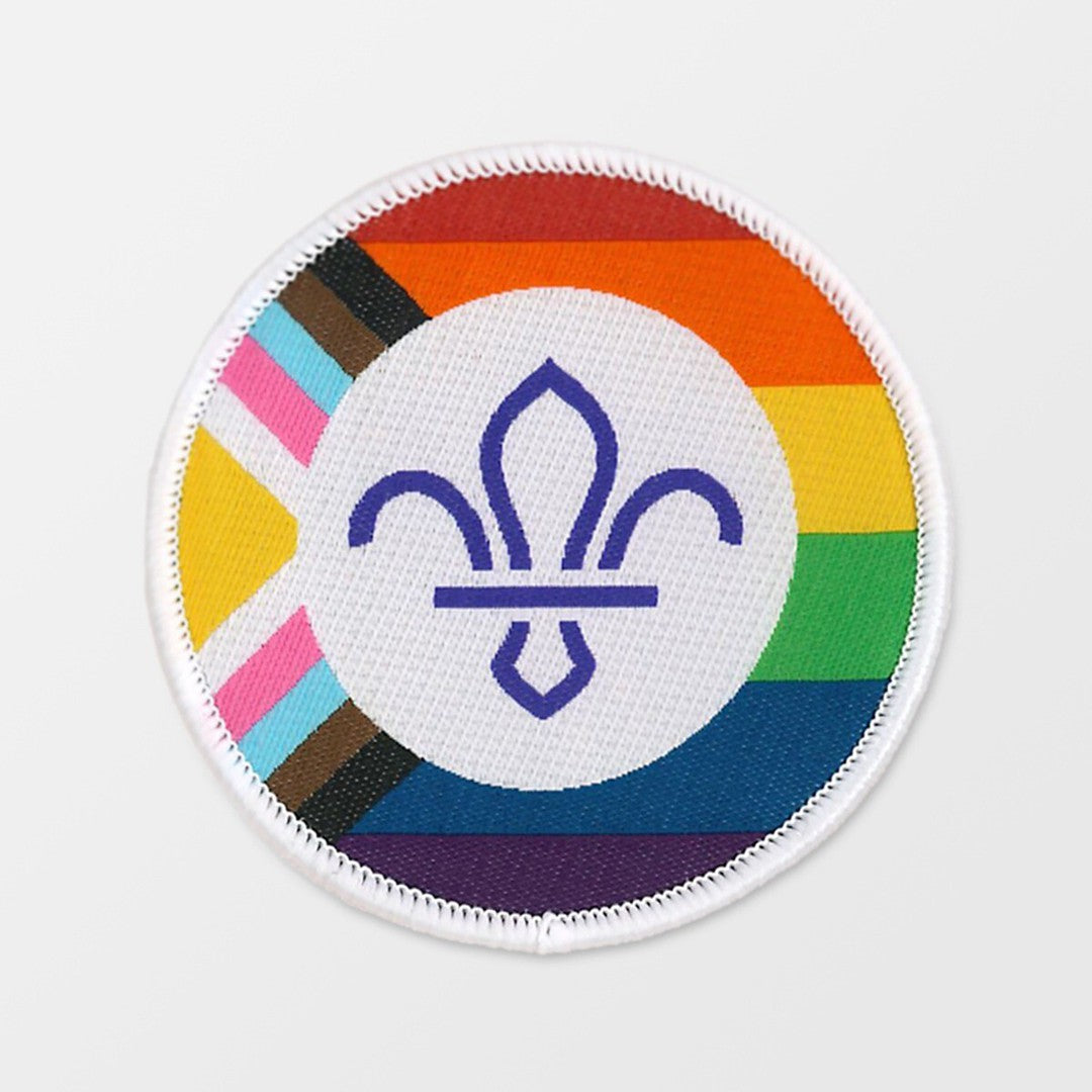 Scout Pride Progressive Flag Badge