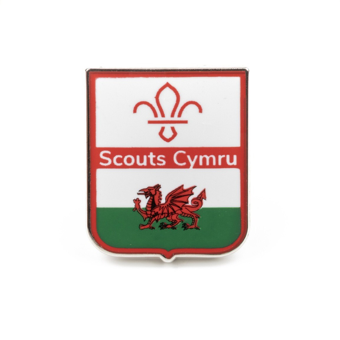 CYMRU Fleur de Lis Scouts Pin Badge