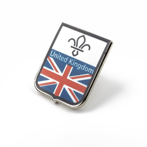 UK Fleur de Lis Scouts Pin Badge