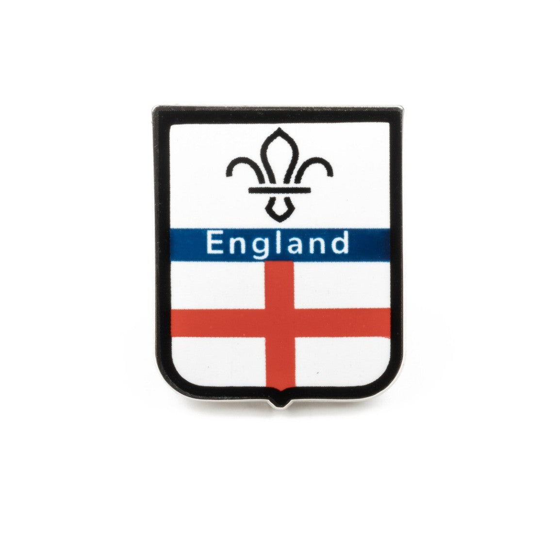 England Fleur de Lis Scouts Pin Badge