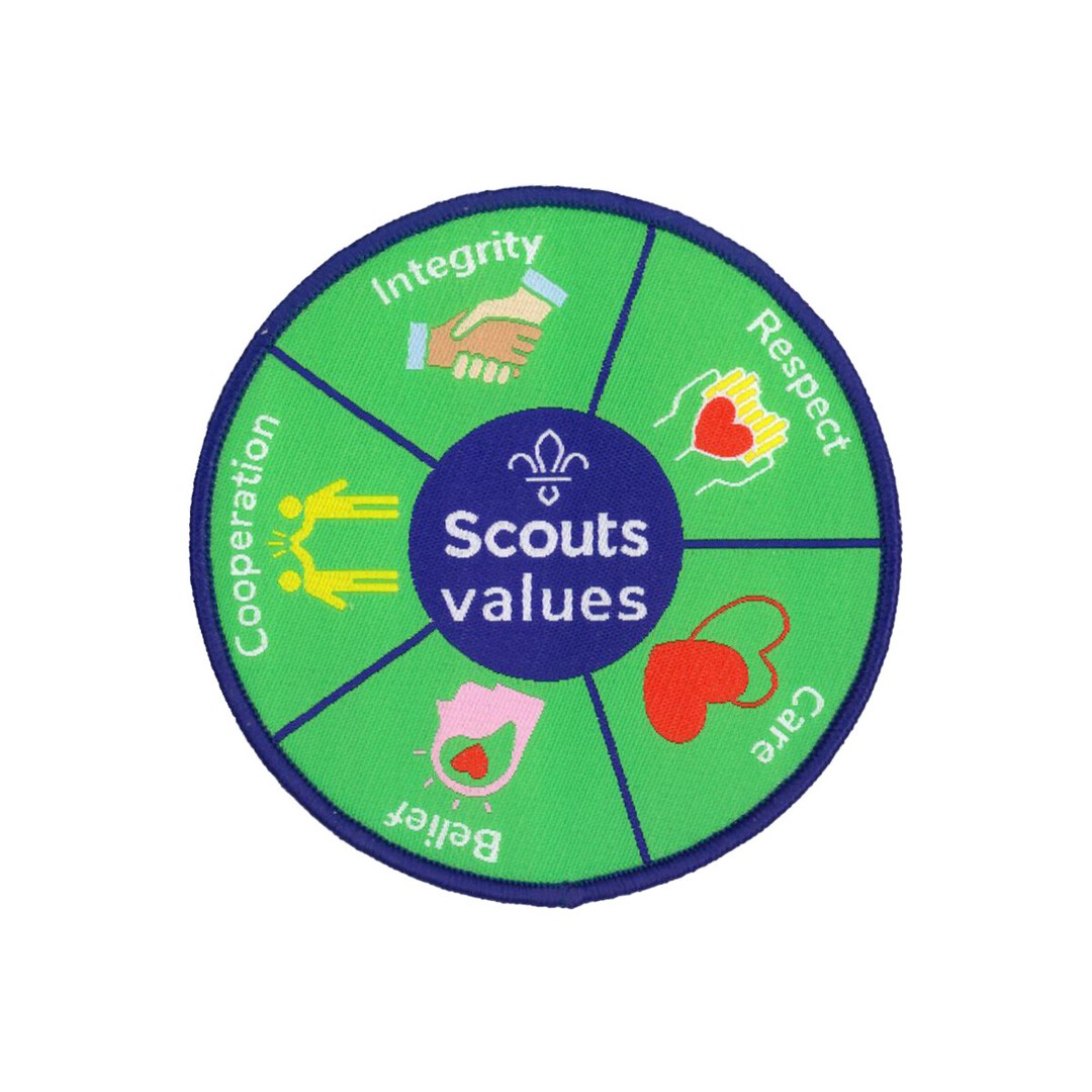 Scouts Values Blanket Badge – Basingstoke Scout Shop