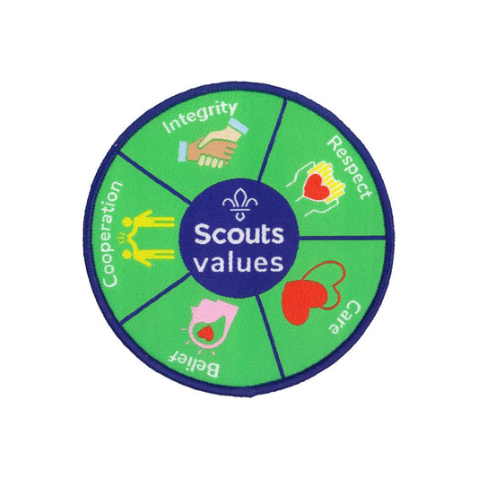 Scouts Values Blanket Badge