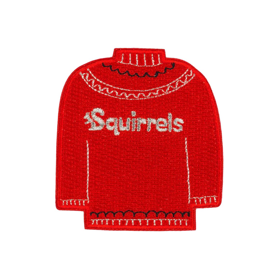 Squirrel Scouts Christmas Jumper Blanket Badge
