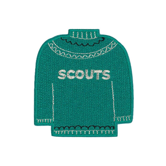 Scout Section Christmas Jumper Blanket Badge