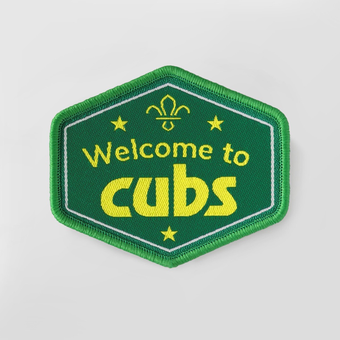 Cub Scouts Welcome to Cubs Blanket Badge