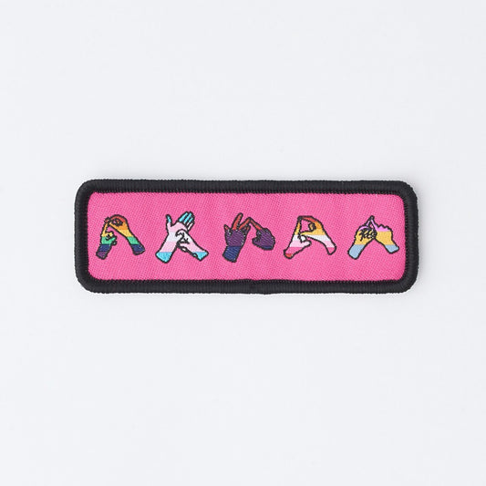 Pride Sign Language Blanket Badge