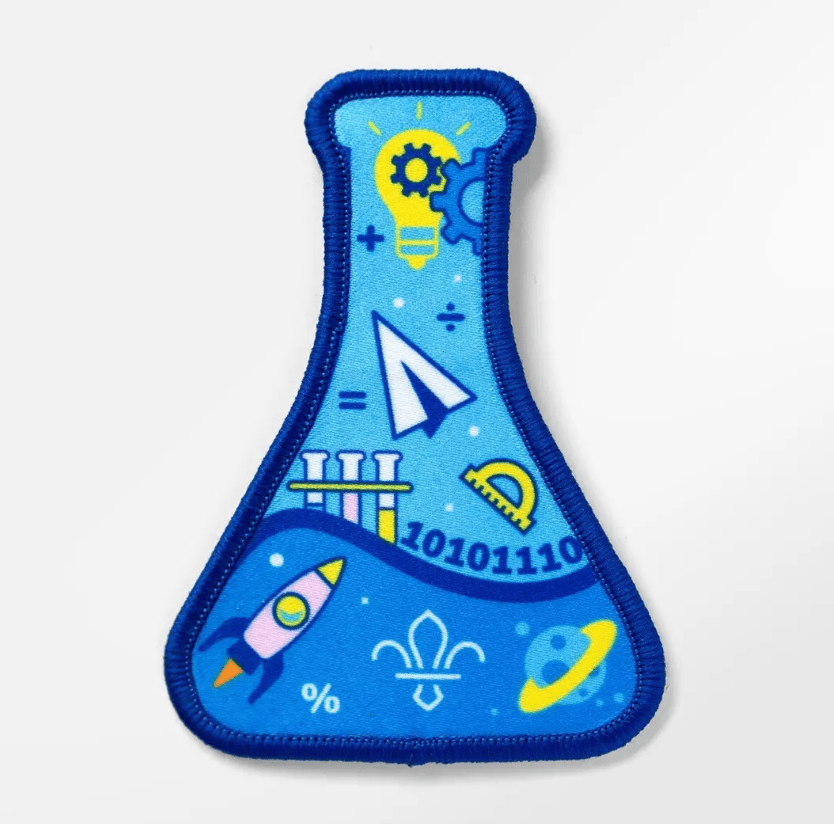 Curious Minds Blanket Badge STEM