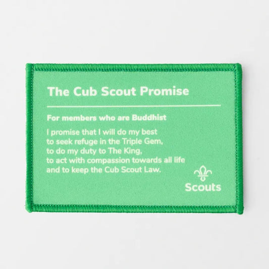 Cubs Promise Blanket Badge - Buddhist