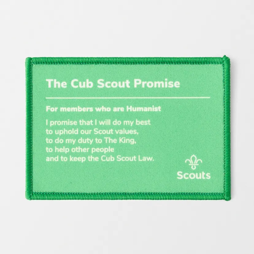 Cubs Promise Blanket Badge - Humanist
