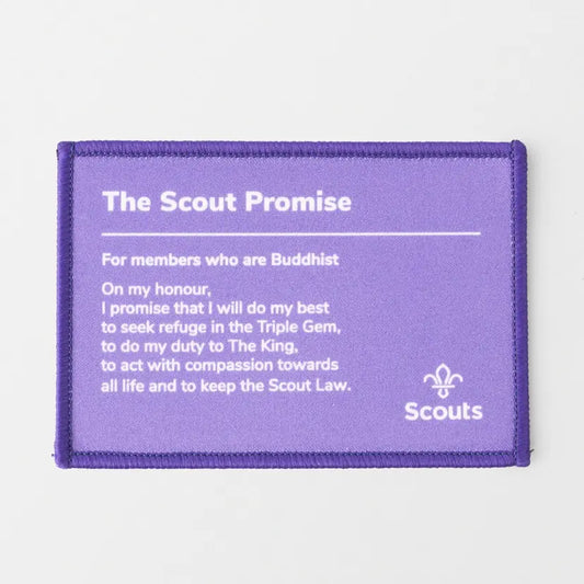 Scout Promise Blanket Badge - Buddhist