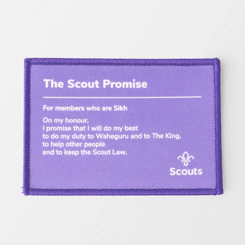 Scout Promise Blanket Badge - Sikh