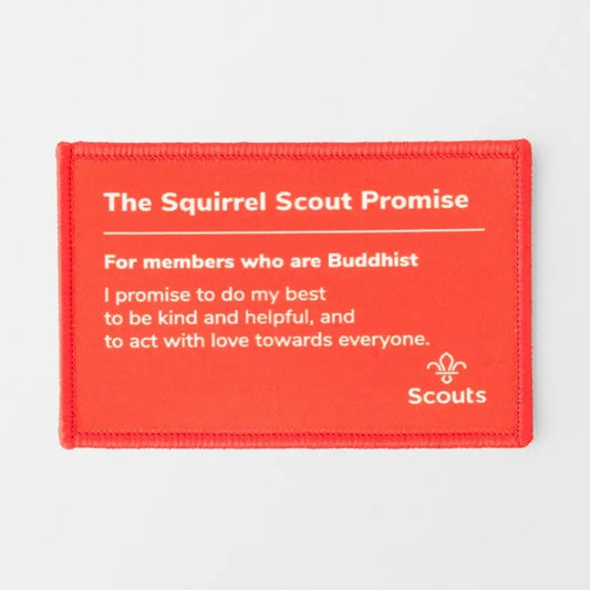 Squirrels Promise Blanket Badge - Buddhist