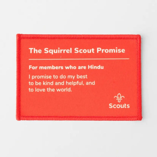 Squirrels Promise Blanket Badge - Hindu