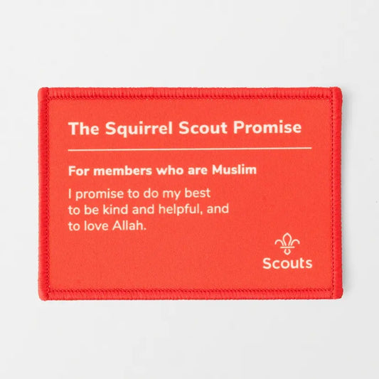 Squirrels Promise Blanket Badge - Muslim