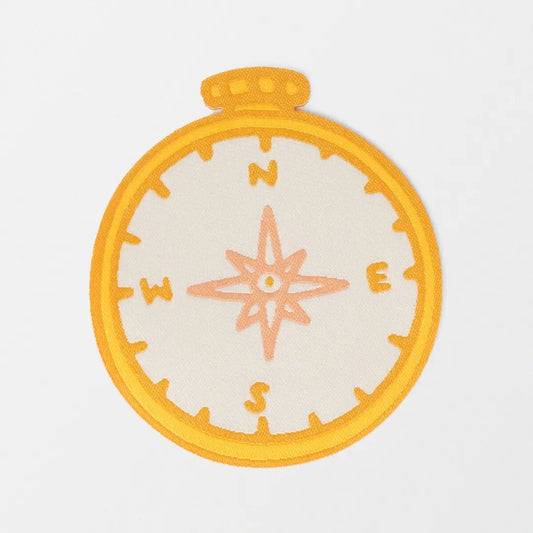The Great Outdoors Blanket Badge - Compass