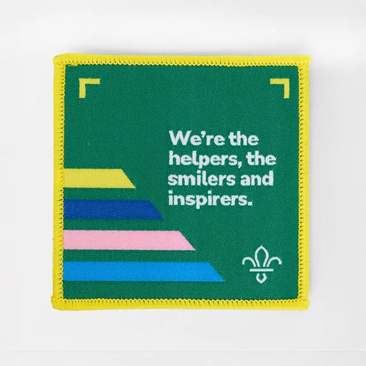 We're the helpers Blanket Badge