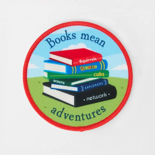 Books Mean Adventures Blanket Badge